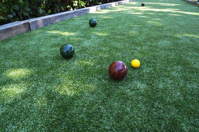 Huntsville synthetic bocce ball turf